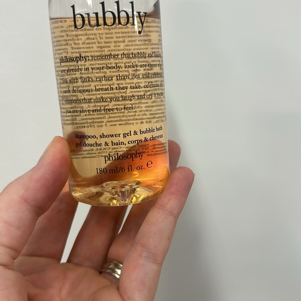 PHILOSOPHY BUBBLY shampoo, shower gel & bubble bath 6 FLOZ - Picture 2 of 2